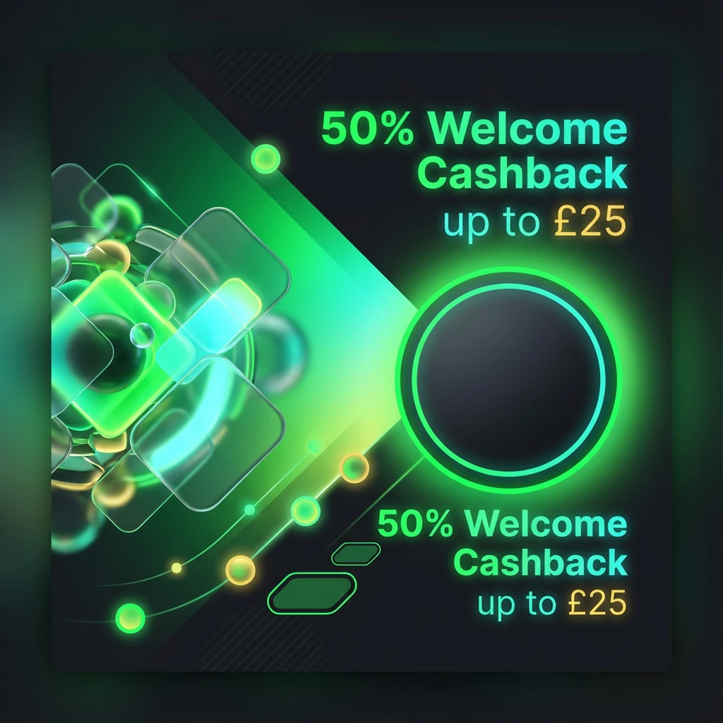 50% Welcome Cashback up to £25