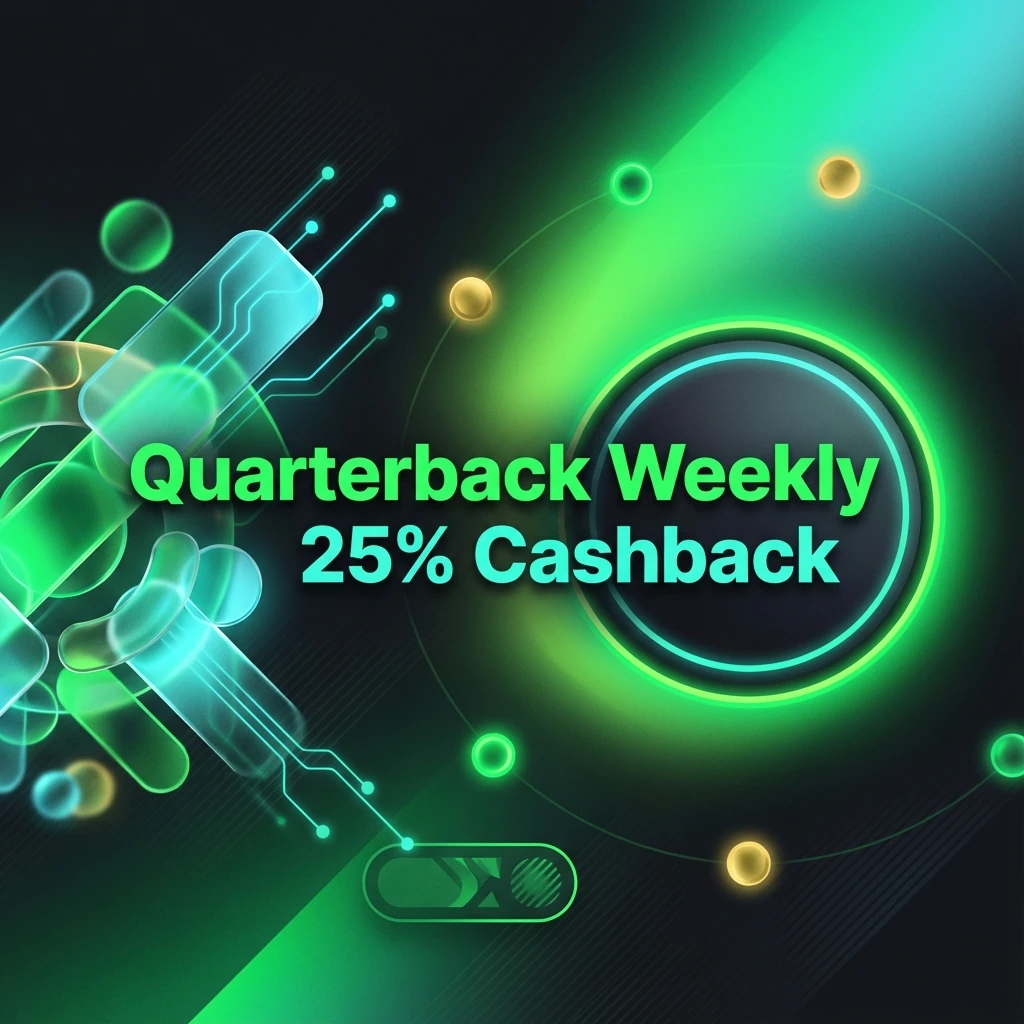 Quarterback Weekly 25% Cashback